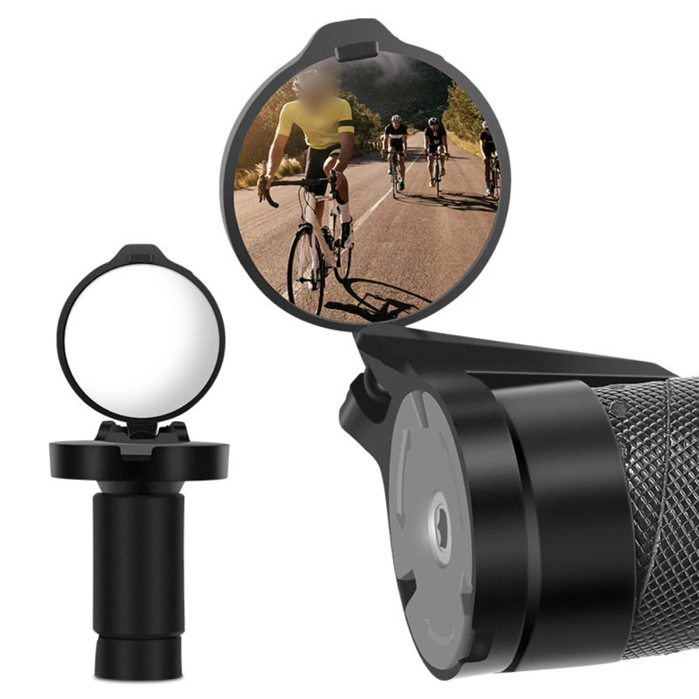 自転車ハンドルバーエンドバックミラー - 360 °   道 - Mirror Handlebar Convex のレビューと価格