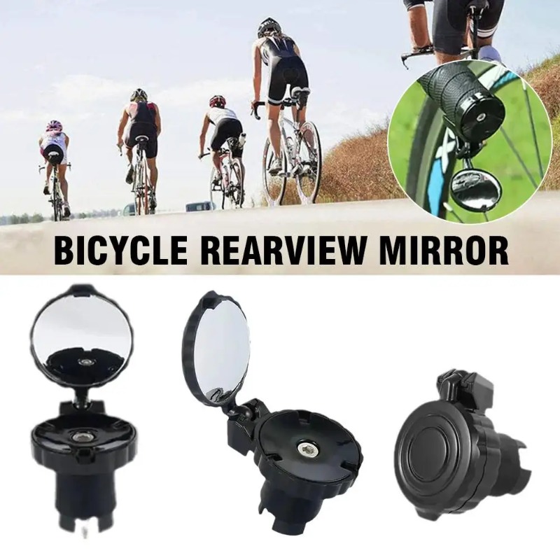 自転車バックミラーハンドルバーアンチグレアビュー凸面サイクリ - Mirror Handlebar Convex のレビューと価格
