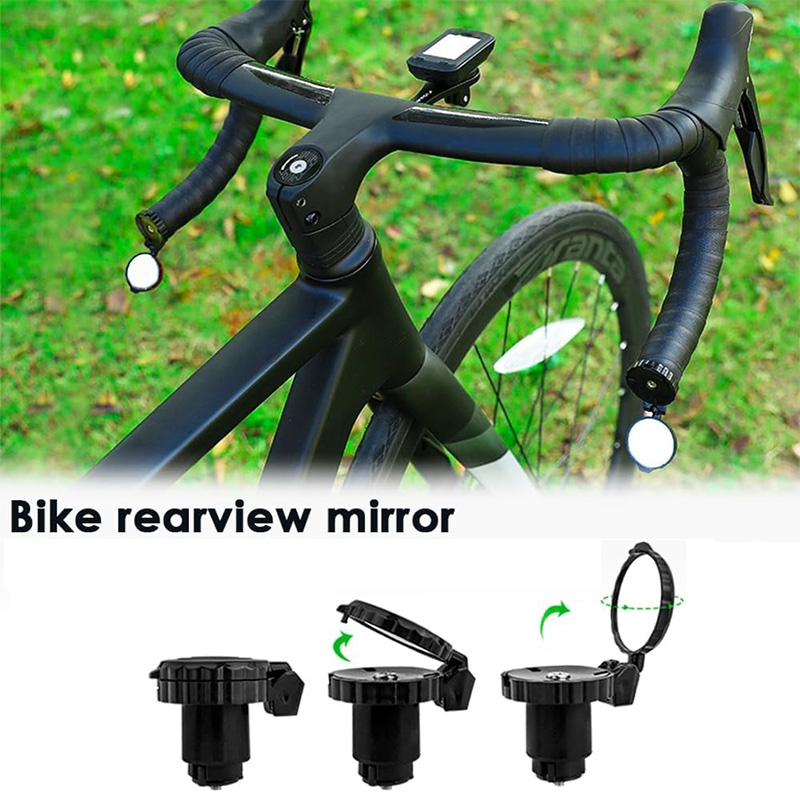 自転車ハンドルバー凸面鏡 HD 調整可能回転自転車ハンドルバ - Mirror Handlebar Convex のレビューと価格