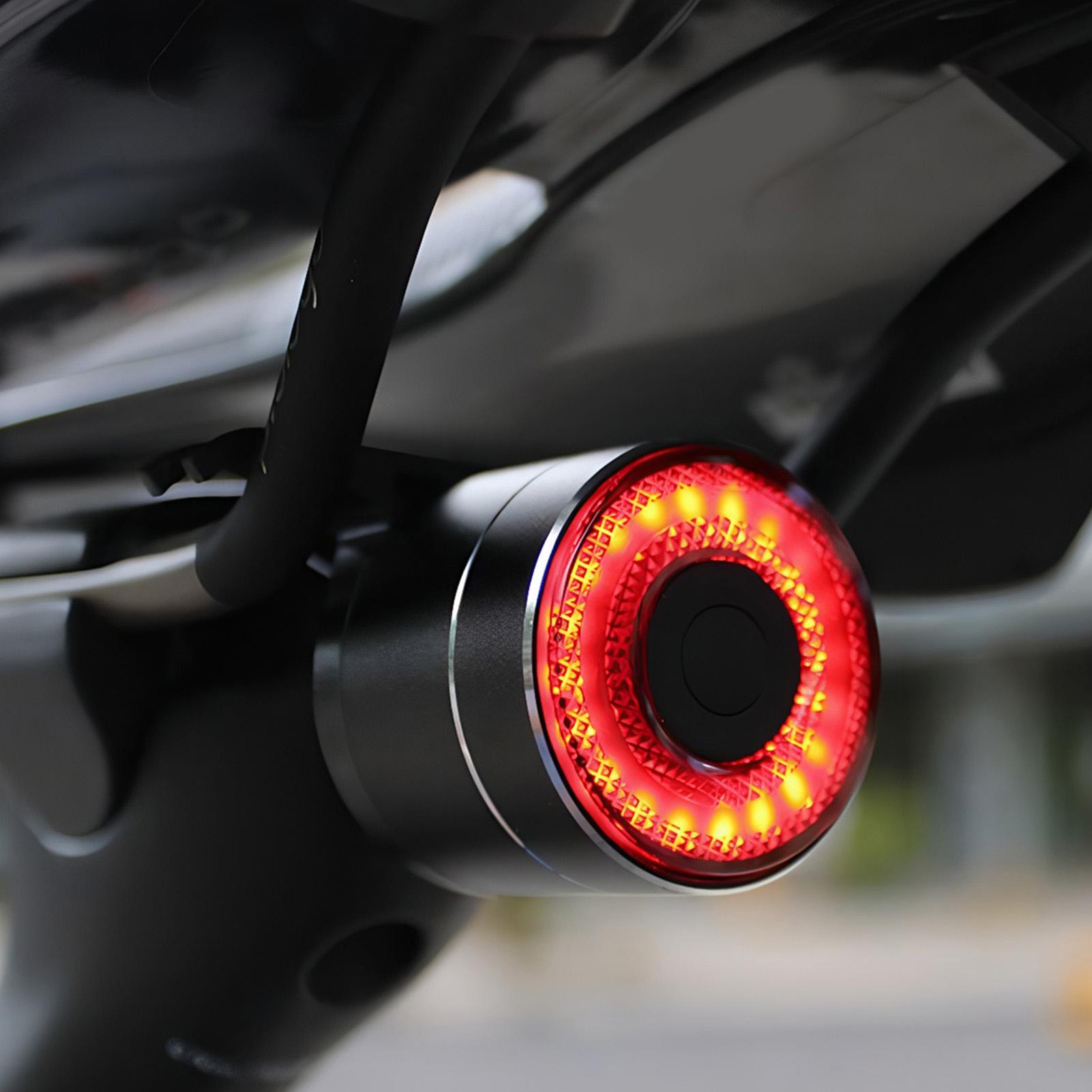 自転車リアライト スマートバイクテールセンシングライト サイ - Cycling Commuting のレビューと価格