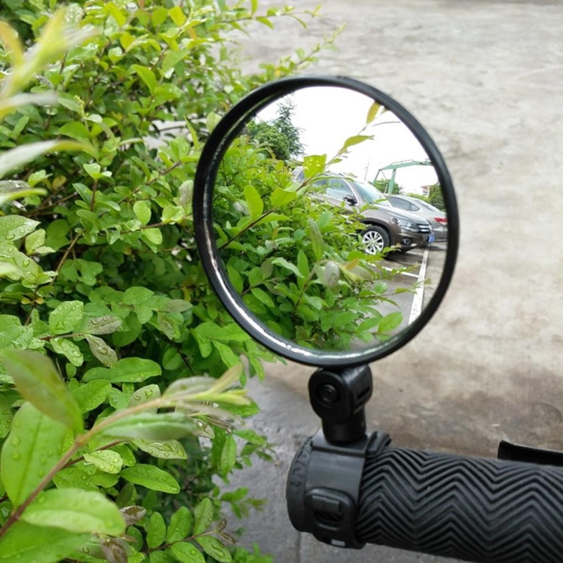 自転車バックミラー ハンドルバーミラー サイクリングリアビュ - Mirror Handlebar Convex のレビューと価格