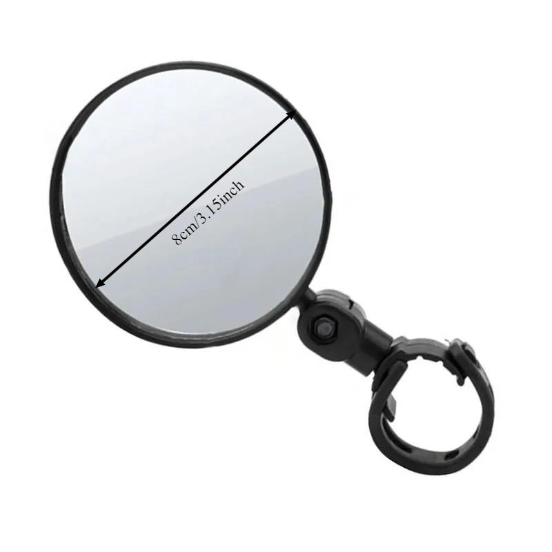 自転車バックミラー ハンドルバーミラー サイクリングリアビュ - Mirror Handlebar Convex のレビューと価格