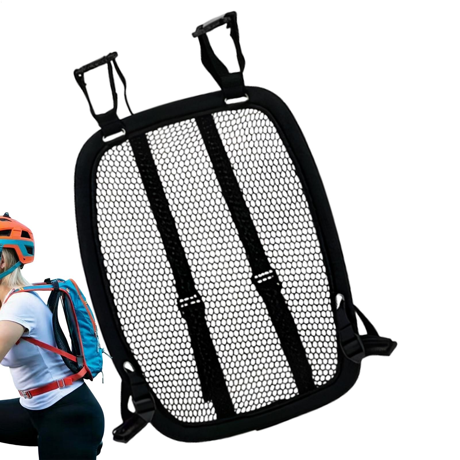 人間工学に基づいたバックパック換気クッション調節可能なエアフ - Cycling Commuter のレビューと価格