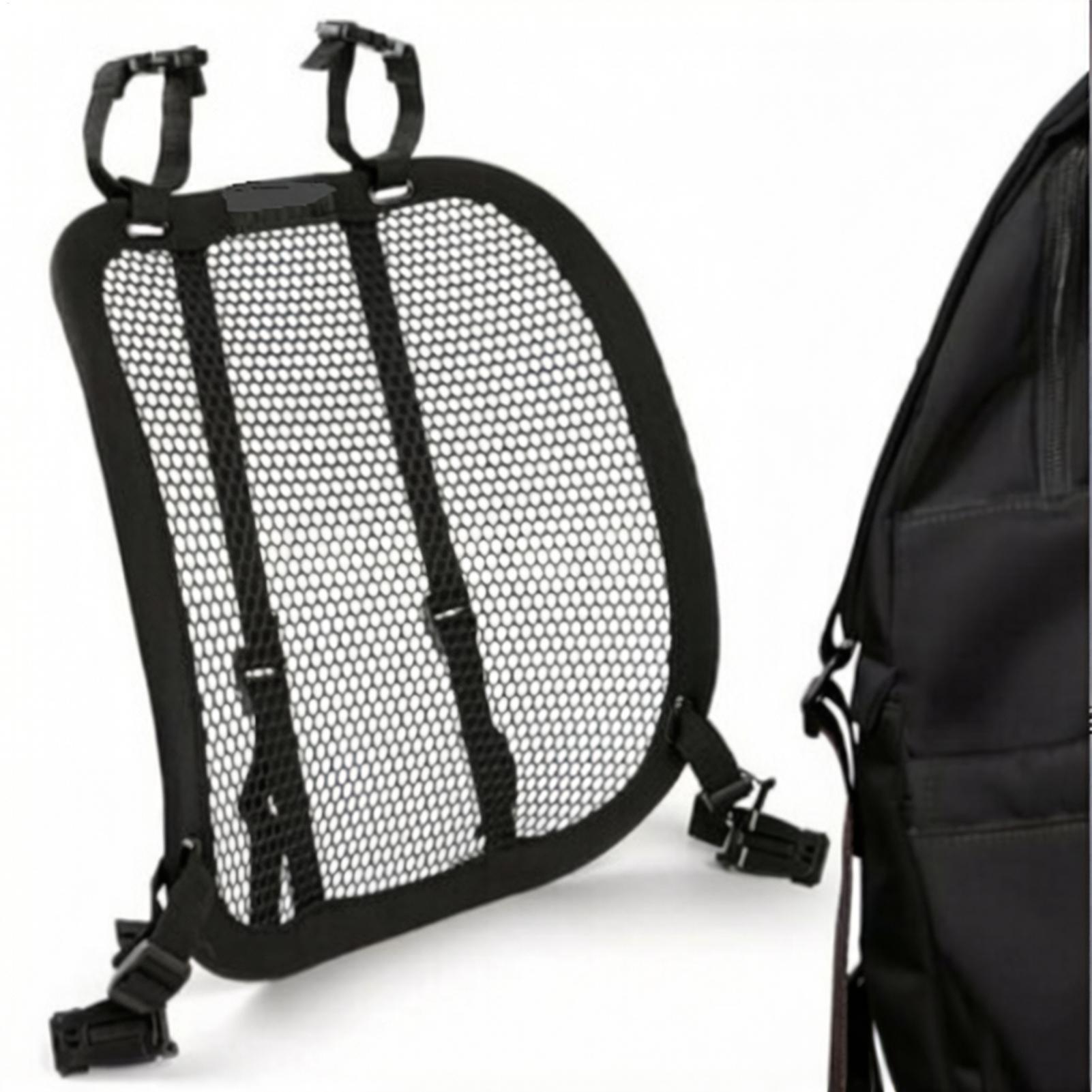 人間工学に基づいたバックパック換気クッション調節可能なエアフ - Cycling Commuter のレビューと価格