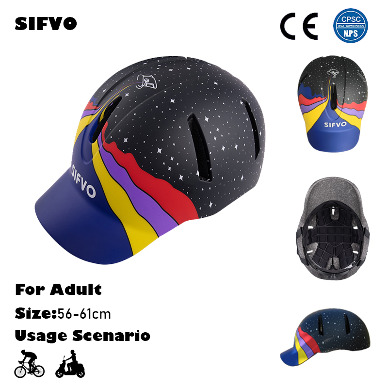 Sifvo-男性と女性のためのスタイリッシュな自転車用ヘルメ - Commute Cycling Helmet のレビューと価格
