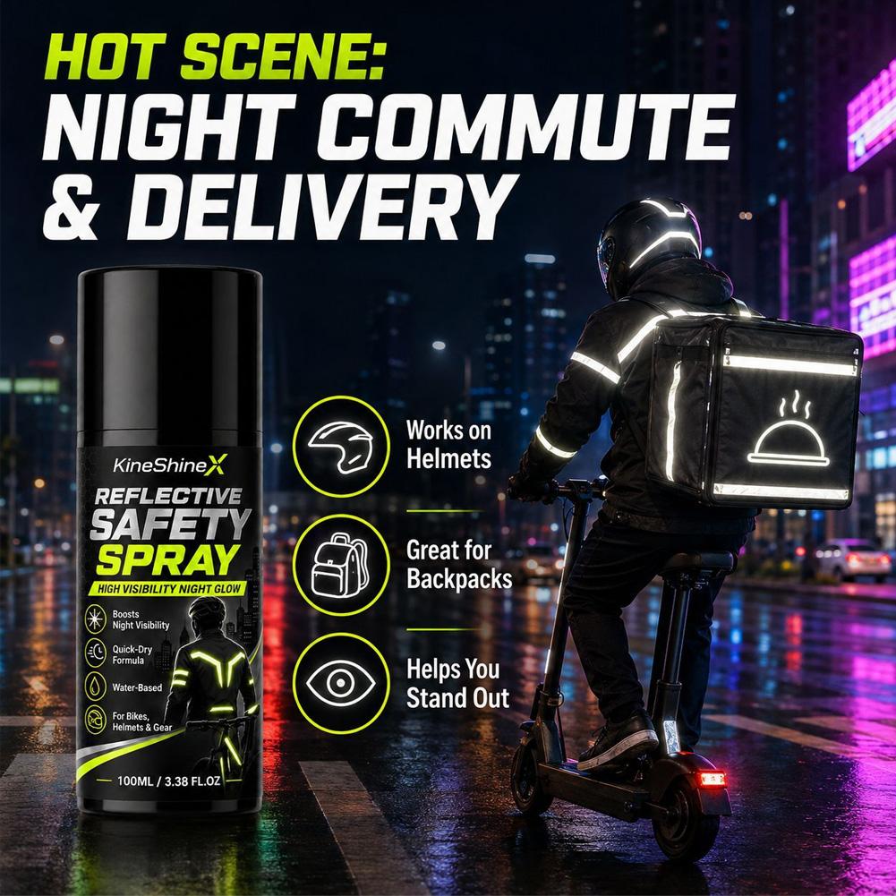 夜間反射安全スプレー高視認性コーティング塗料、サイクリング、 - Cycling Commute Clothes のレビューと価格